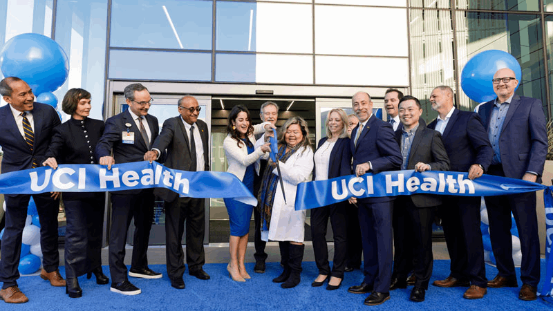 Ribbon cutting ceremony at UCI Health - Irvine