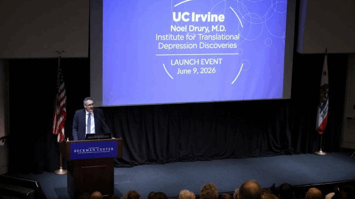Diego Pizzagalli, PhD, on stage