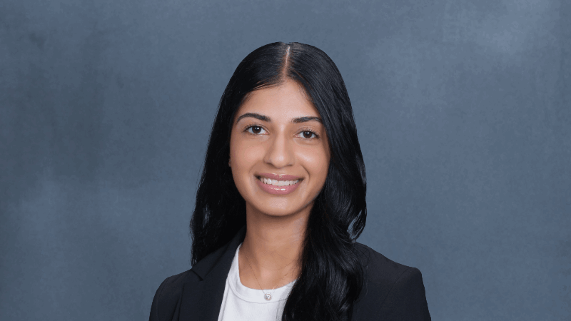 MD student Harneet Arora